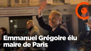 Le maire de Paris, Emmanuel Grégoire