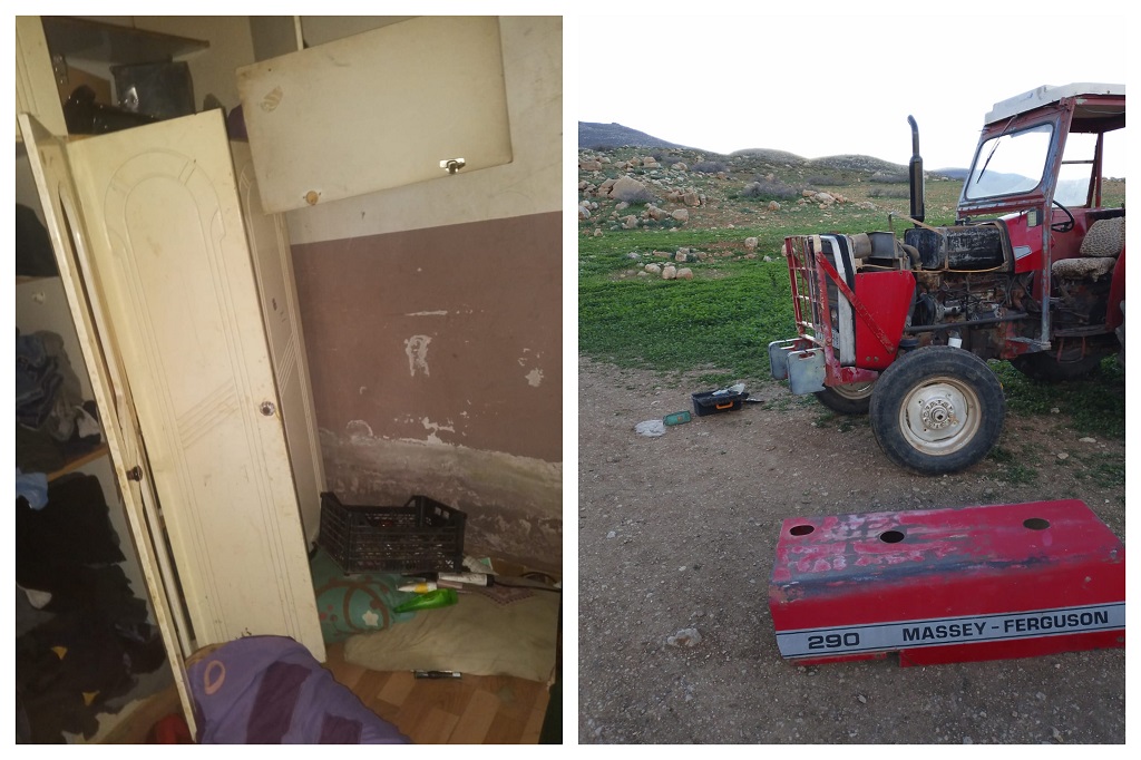 Des colons, sous la protection de l’occupation, attaquent les maisons de Palestiniens  dans la vallée du Jourdain