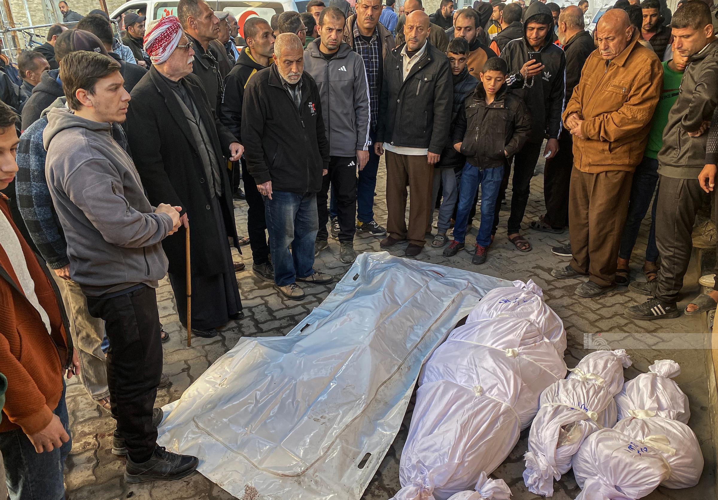 5 martyrs et 20 blessés dans un bombardement d'occupation d'une maison dans le quartier d'Al-Zaytoun dans la ville de Gaza