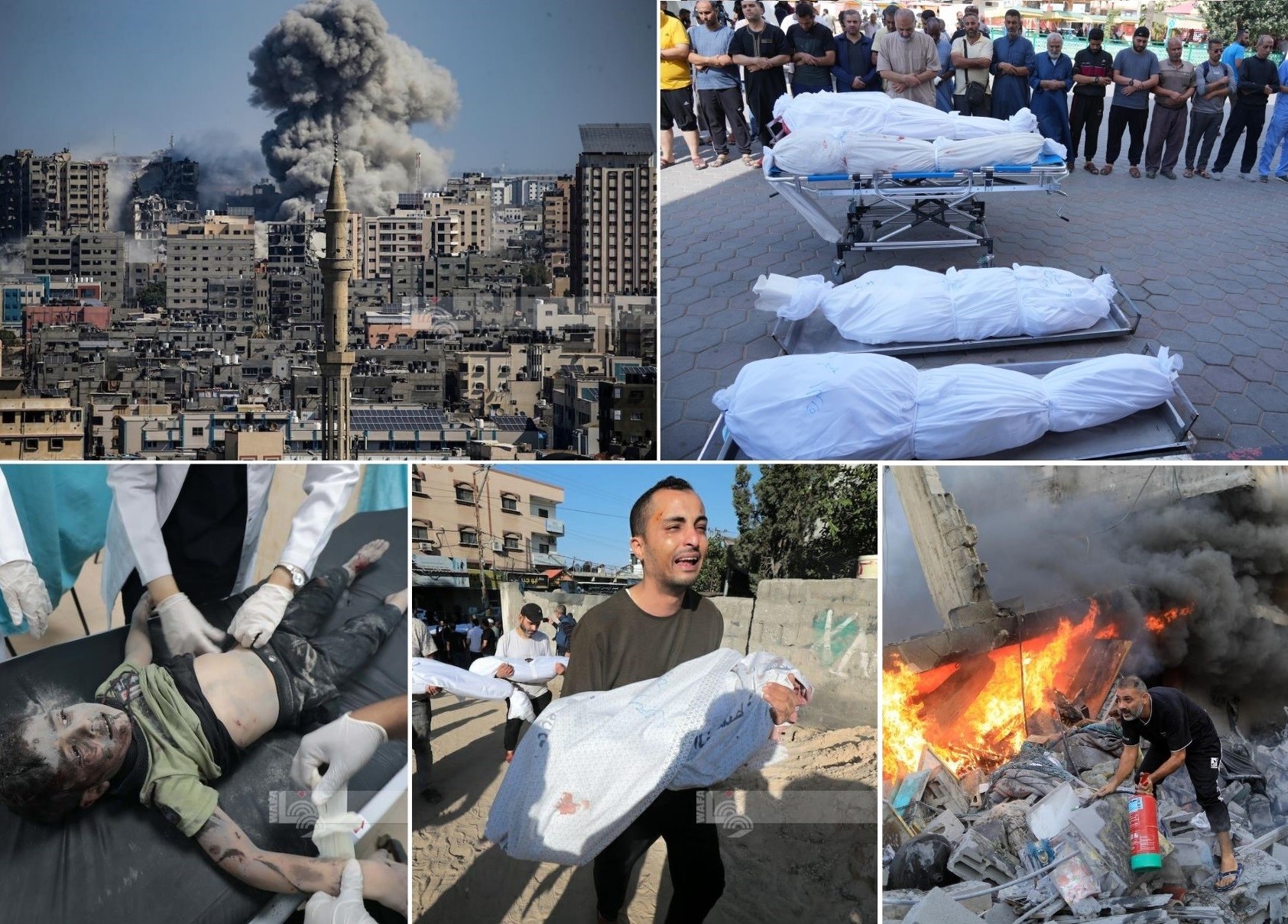 Des dizaines de martyrs et de blessés à la suite de l'agression continue de l'occupation contre Gaza