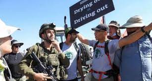 Les forces d'occupation détiennent des militants étrangers de solidarité au sud d'Hébron
