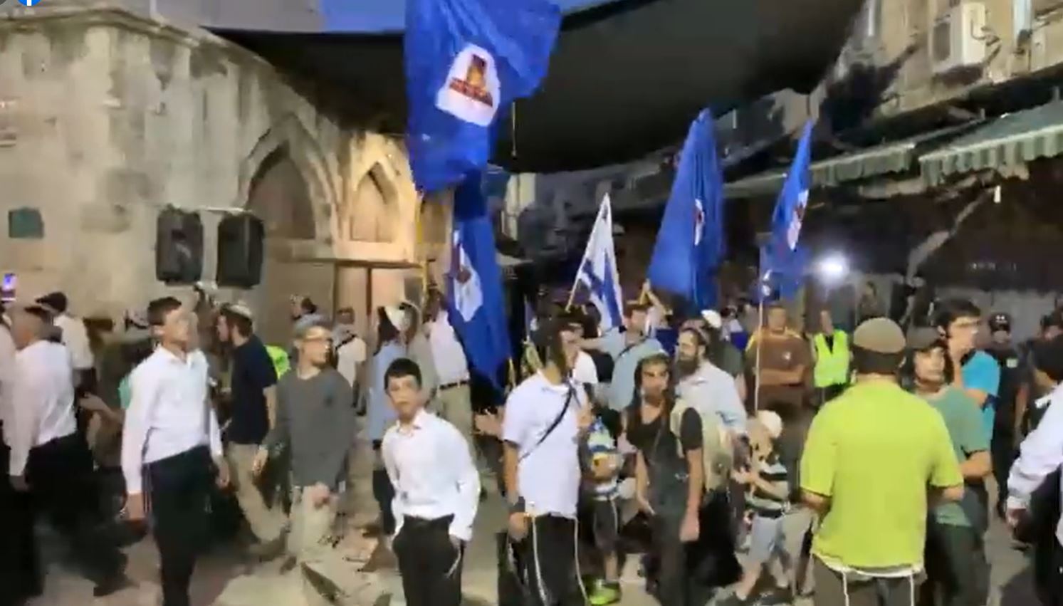 Une marche provocante de colons dans la vieille ville de Jérusalem