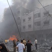 Martyrs et blessés dans le bombardement israélien de la ville de Gaza