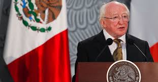 Le président irlandais Michael Higgins