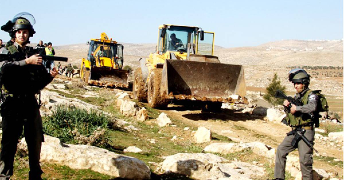 Les forces d’occupation détruisent les réseaux d’eau à Masafer Yatta