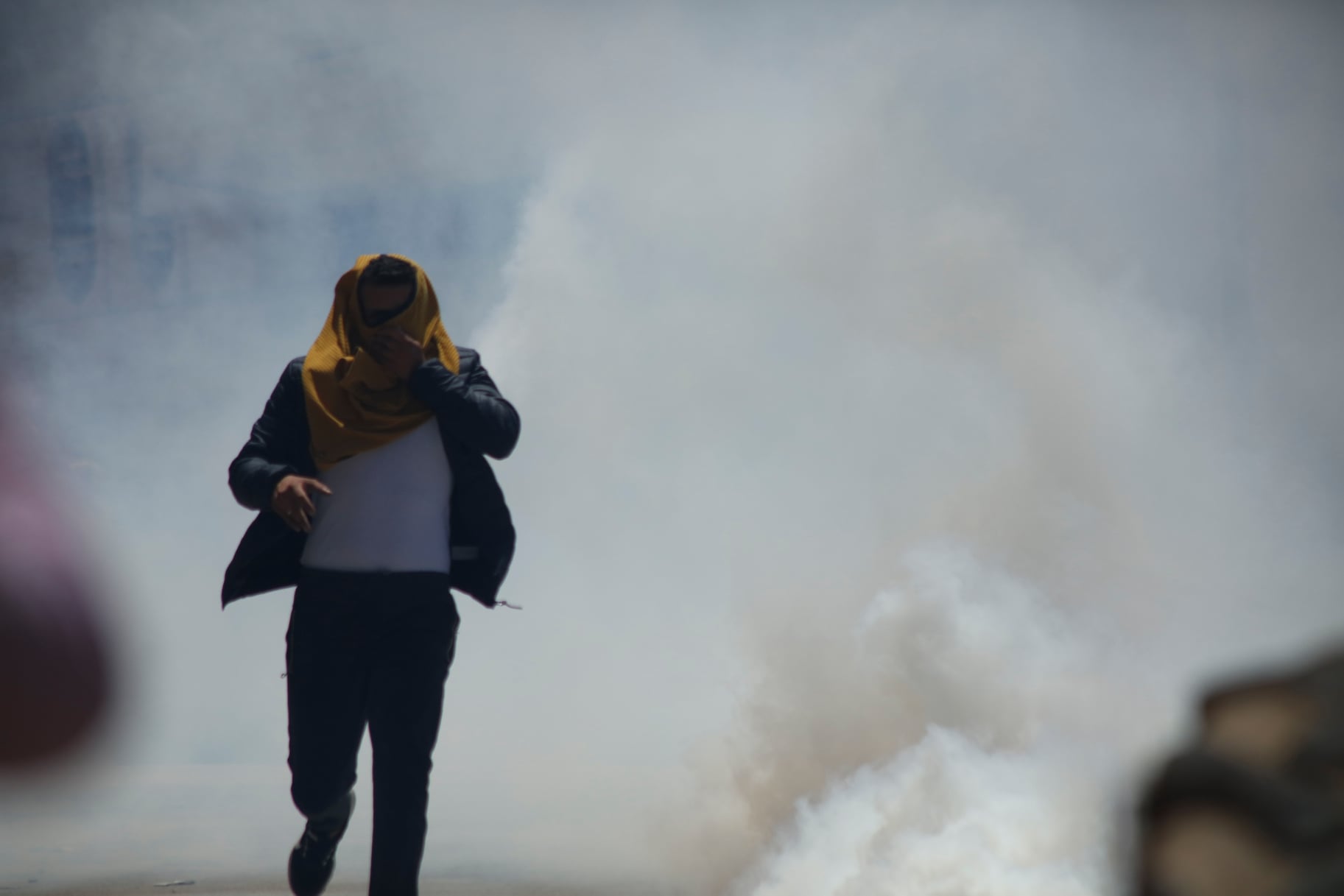 La répression de la marche de Kafr Qaddoum: 5 blessés par balles et des dizaines de suffocations