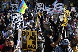 Une manifestation à Genève pour exiger la fin de l'agression israélienne contre la bande de Gaza