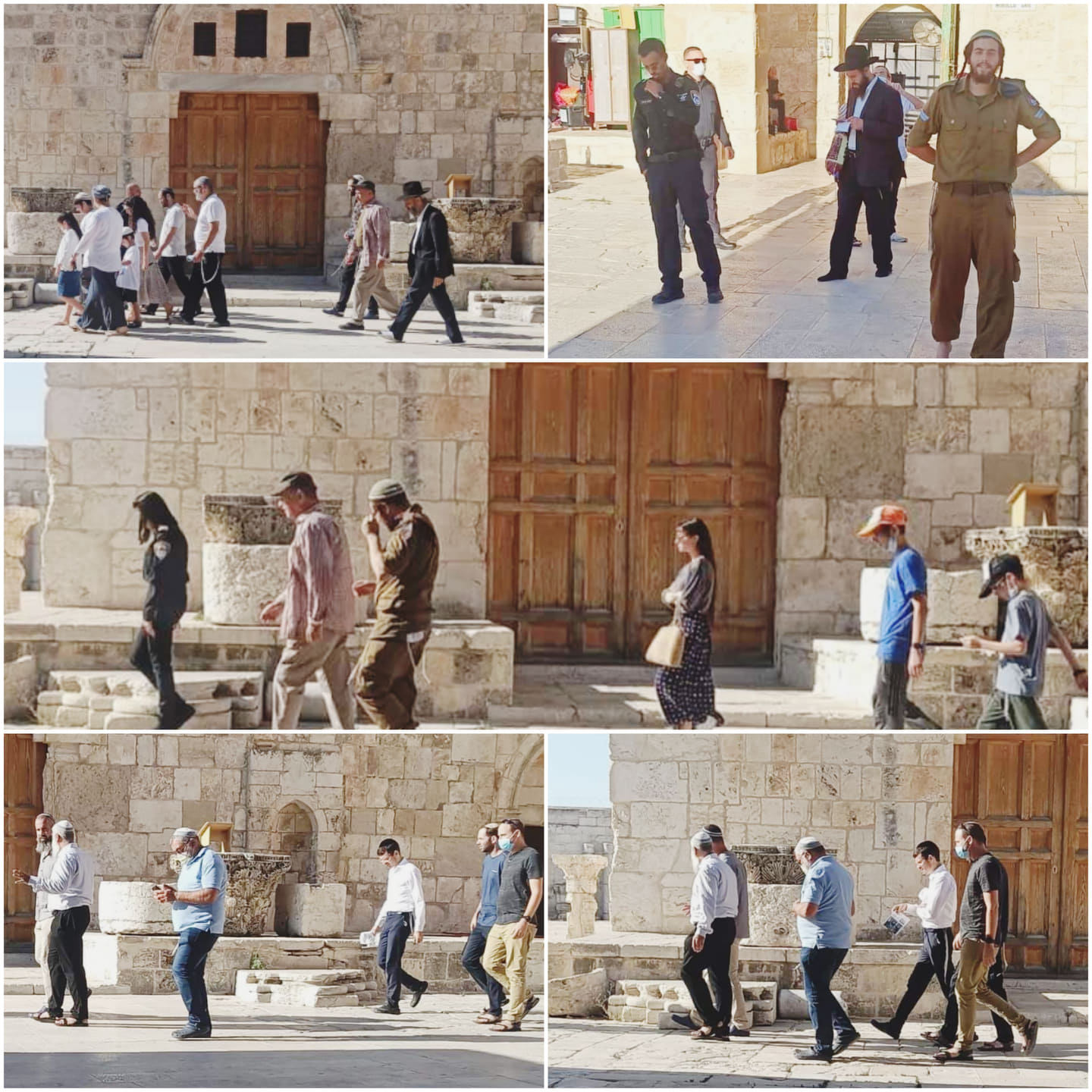 100 colons, dirigés par l’extrémiste Glick, s’introduisent dans la mosquée d’Al-Aqsa