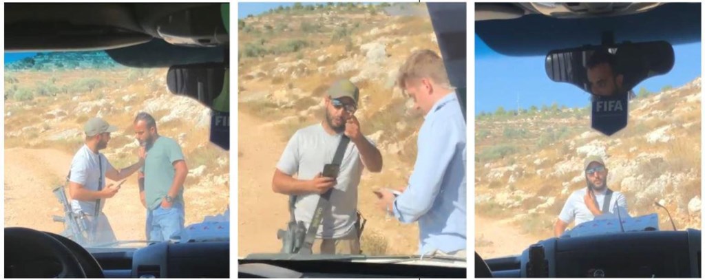 Une délégation belge détenue pendant des heures et sous la menace d'une arme à feu par un colon israélien armé
