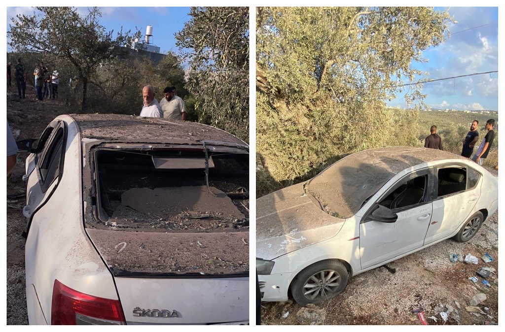 Des blessés par la chute d'un missile à l'ouest de Salfit au nord de la Cisjordanie occupée