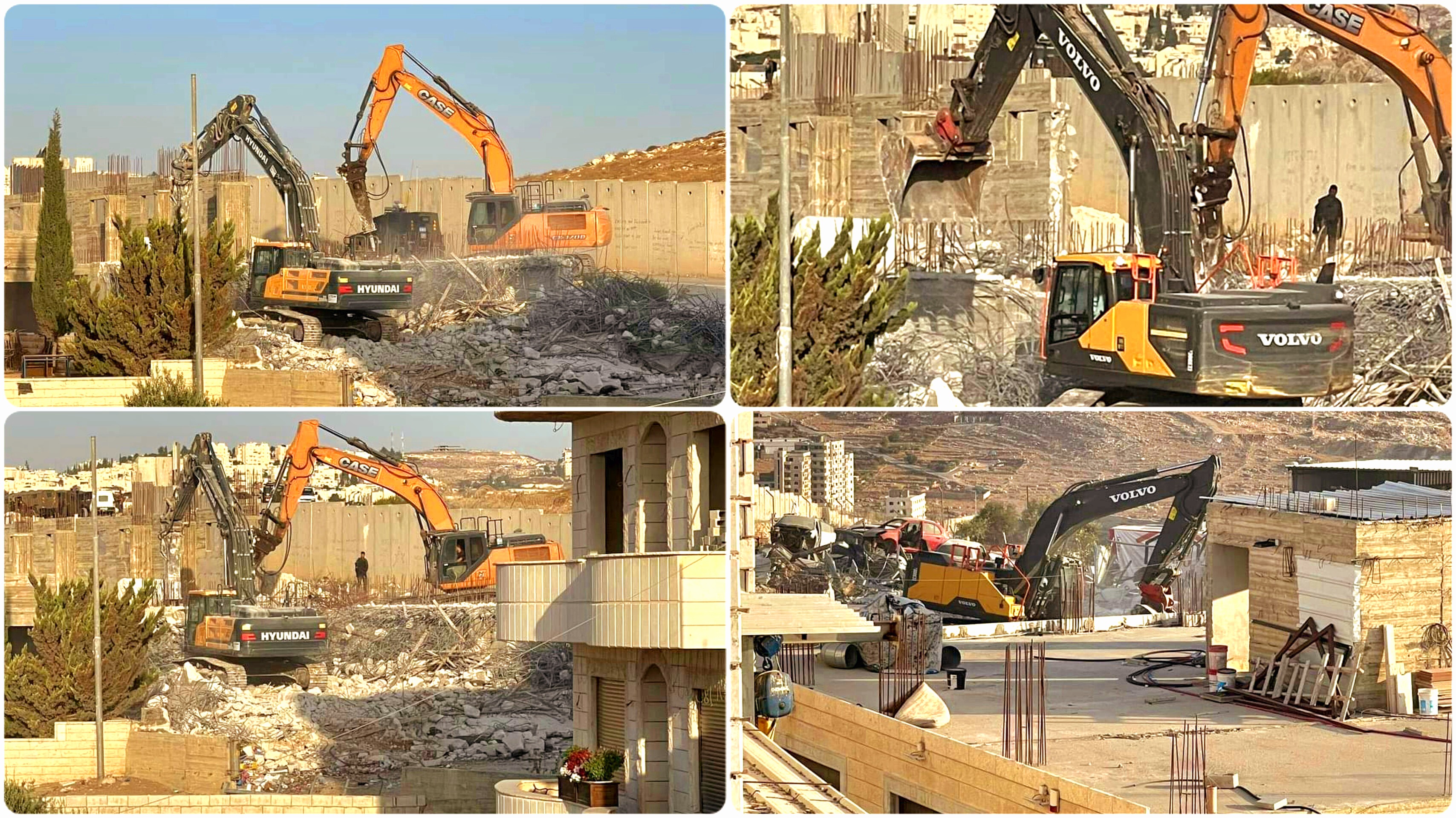 L’armée israélienne démolit des maisons et des installations à Jérusalem occupée