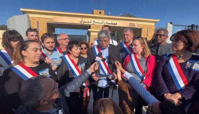 La déclaration de la délégation d'élus français à Rafah