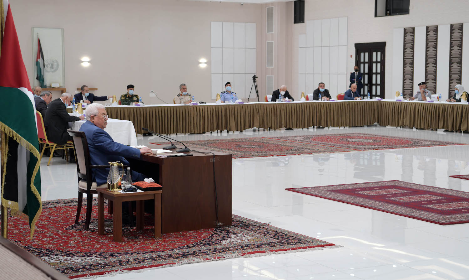 Le président Abbas ordonne l’application  stricte des protocoles de sécurité concernant le coronavirus 