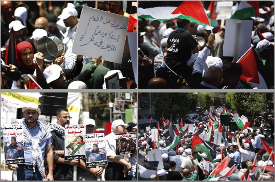 La Cisjordanie se mobilise pour Gaza et les prisonniers : marches et rassemblements massifs
