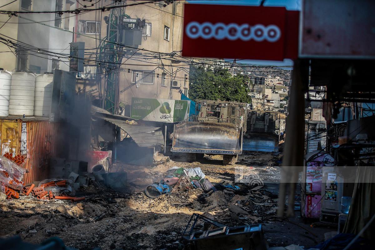 L'agression de l'occupation se poursuivie sur le camp de Jénine pour la deuxième journée