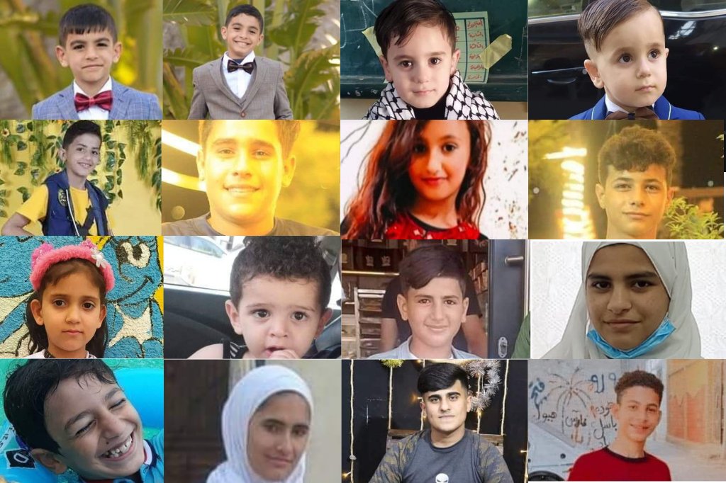 16 enfants palestiniens tués à Gaza après une offensive militaire israélienne