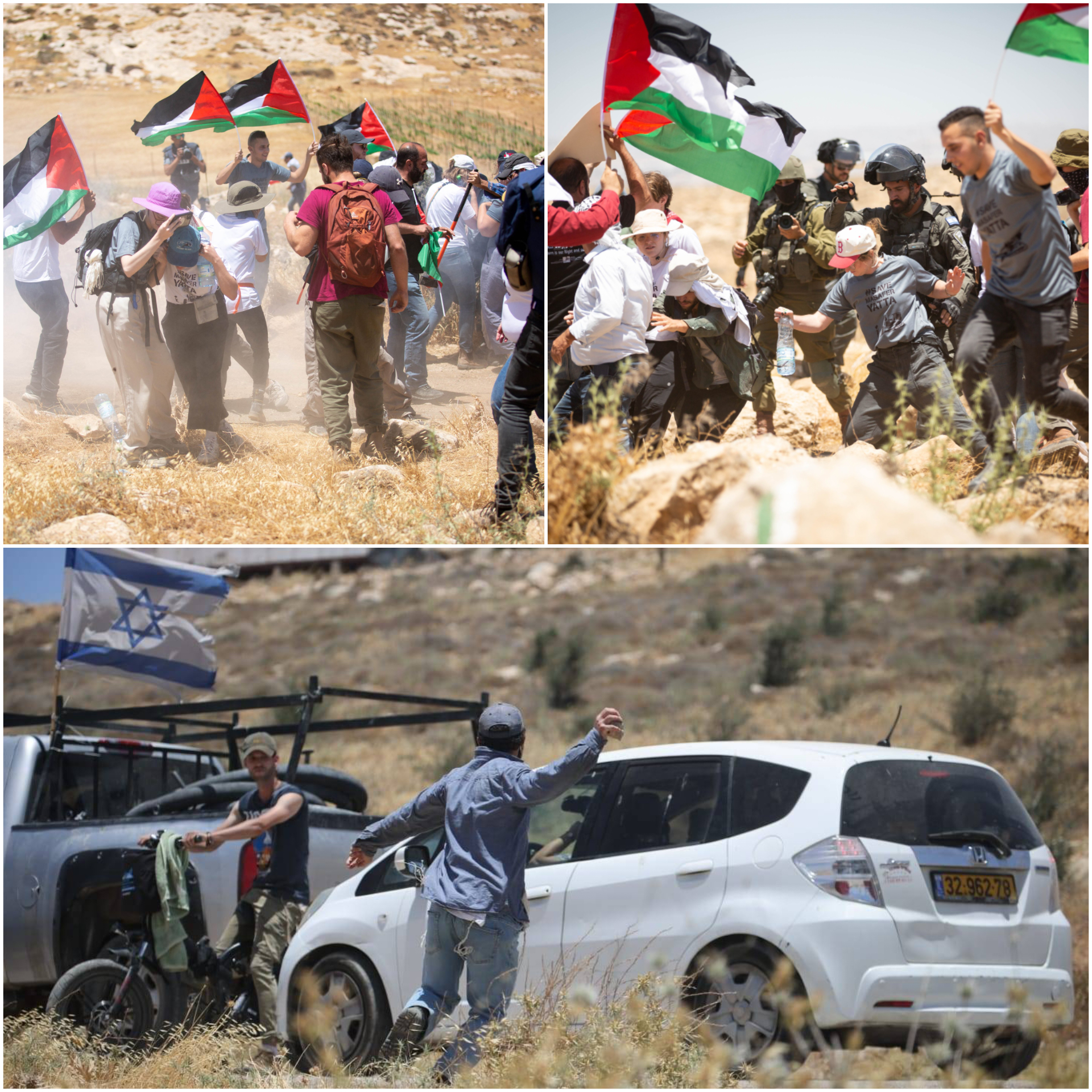 Des soldats et des colons israéliens attaquent une activité anti-colonisation à Masafer Yatta