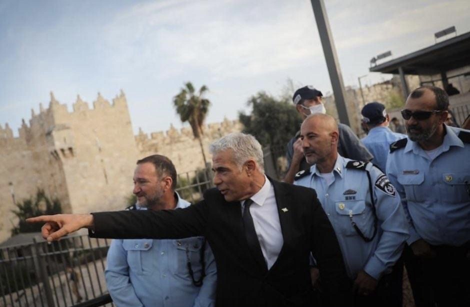 Le ministre israélien des affaires étrangères fait une tour provocante dans la région de al-Amud à Jérusalem occupée