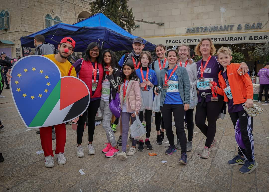 Plus de 500 participants d'Europe et de Palestine participent au Marathon à Bethléem en soutien aux droits  des Palestiniens