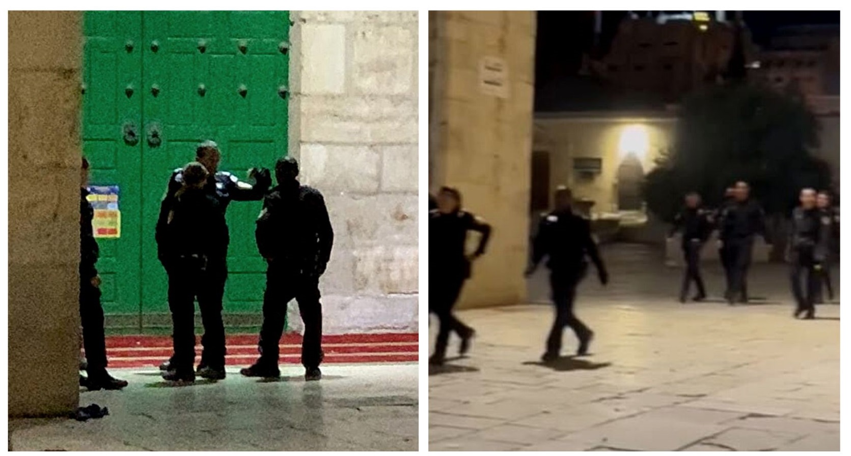 L'occupation israélienne prend d'assaut la salle de prière Al-Qibli et force les fidèles à la quitter