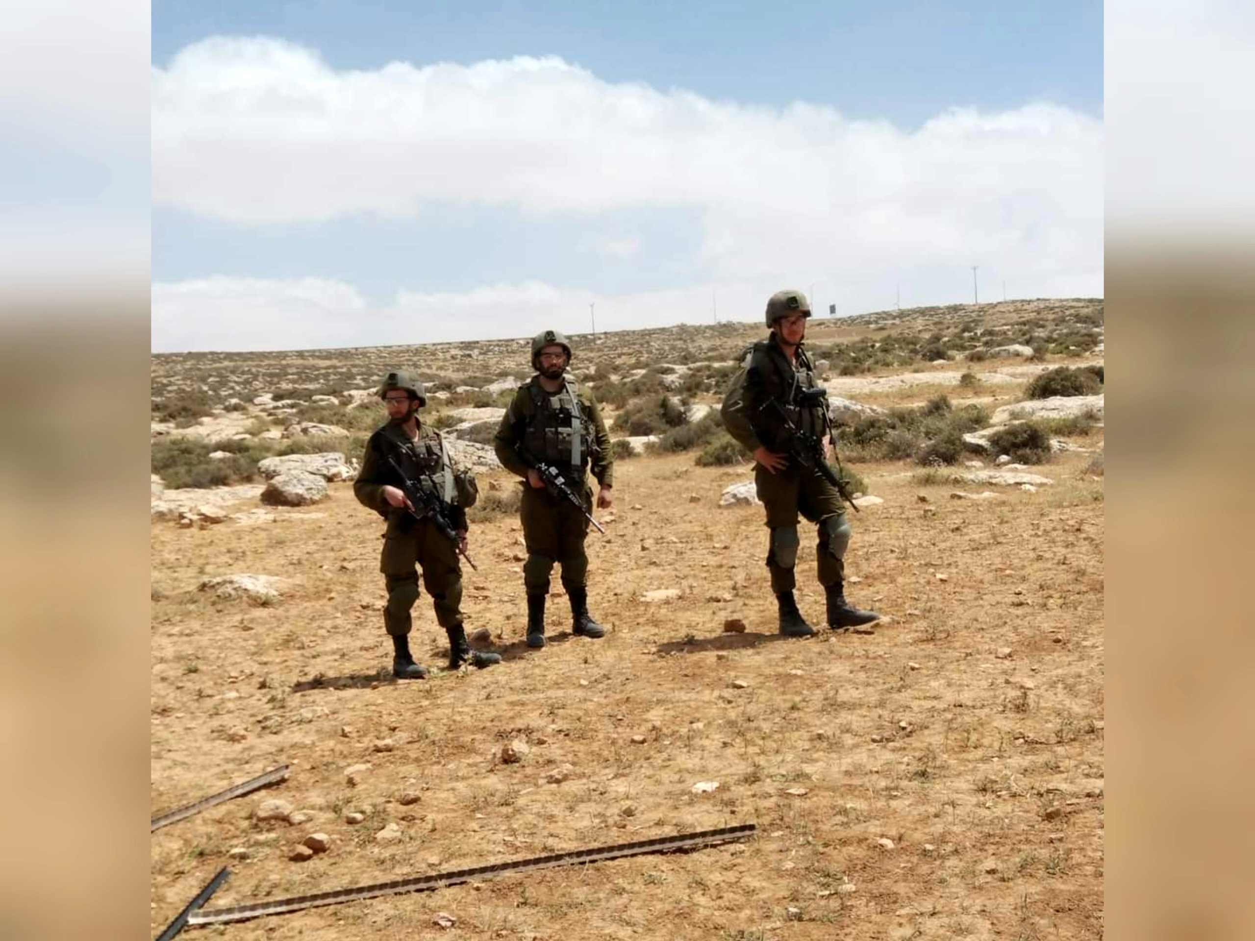 Les forces d’occupation s'emparent des outils de jardinage au sud d'Hébron