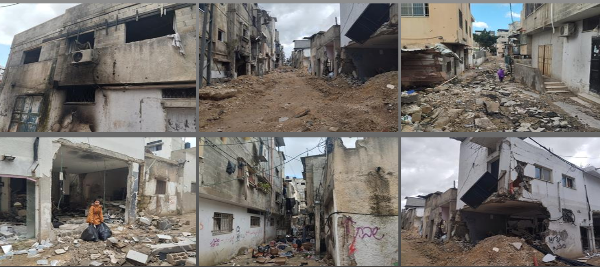 L'occupation poursuit son agression sur la ville de Tulkarem et ses deux camps pour le 39ème jour : démolition de maisons et destruction d'infrastructures
