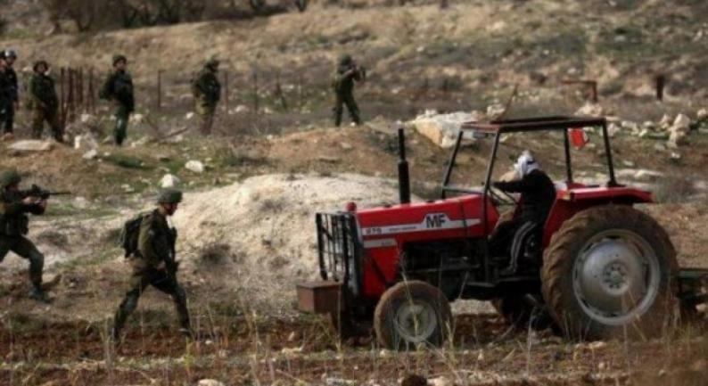 L'occupation saisit un tracteur agricole près de Tubas 