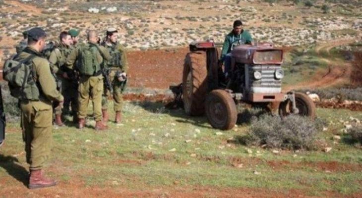 Les forces d'occupation s'emparent d'un tracteur à Ramallah 