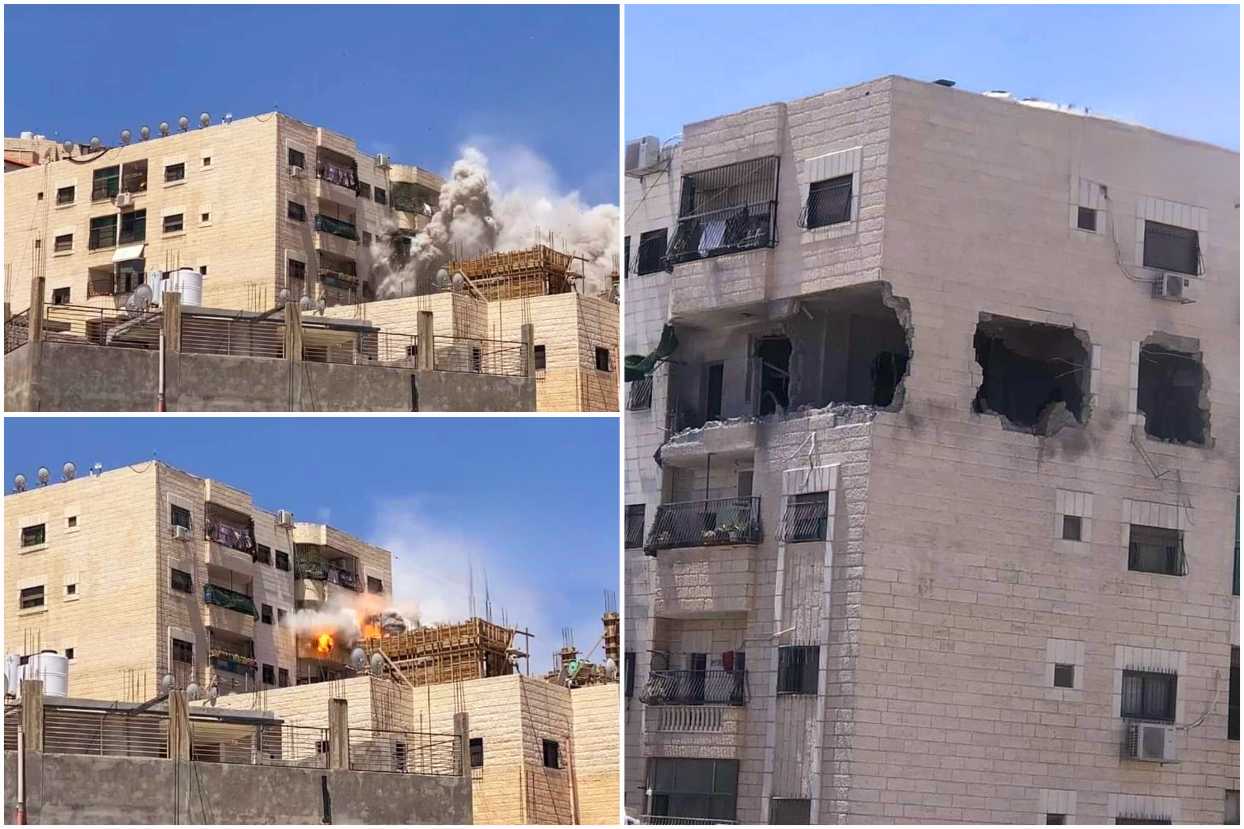 Les forces d’occupation font exploser la maison d’un martyr palestinien dans le camp de Shu’fat