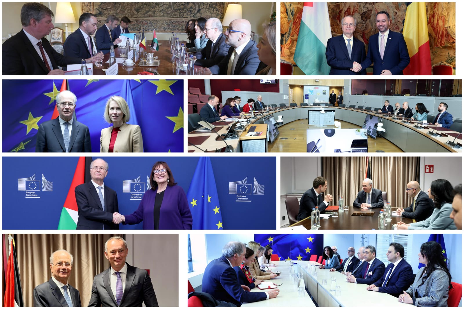 Le premier ministre rencontre plusieurs responsables européens et internationaux à Bruxelles.