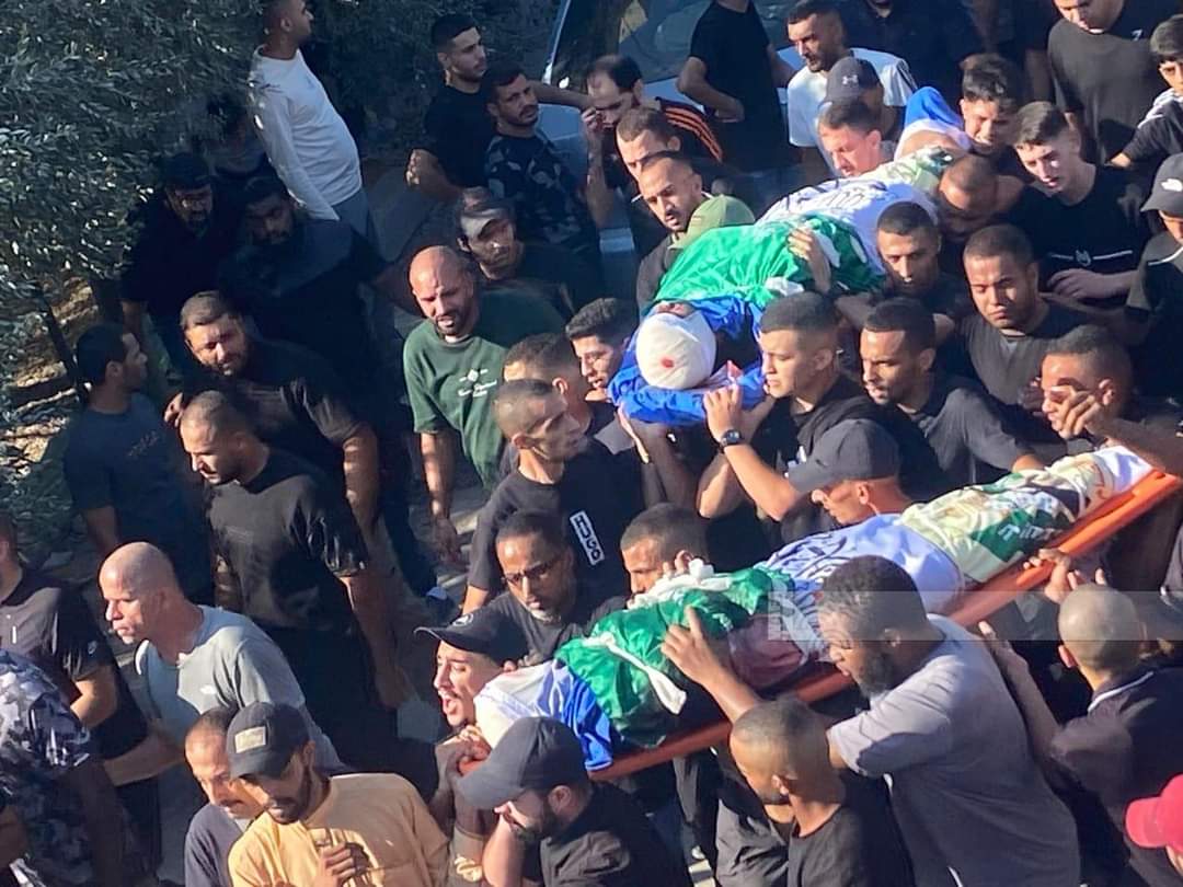Funérailles de 18 Palestiniens tués dans le massacre israélien dans le camp de réfugiés de Tulkarem