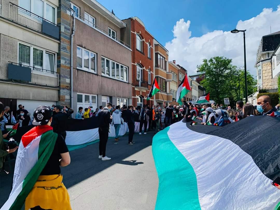 Des pro-palestiniens  en Belgique et au Luxembourg organisent des événements soutenant les droits des Palestiniens