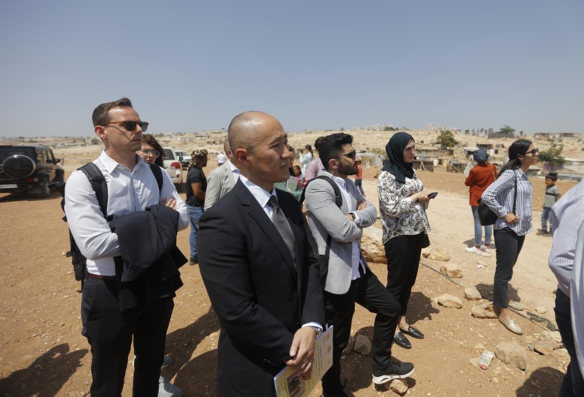 Des diplomates devant la réalité des communautés bédouines  à Jérusalem