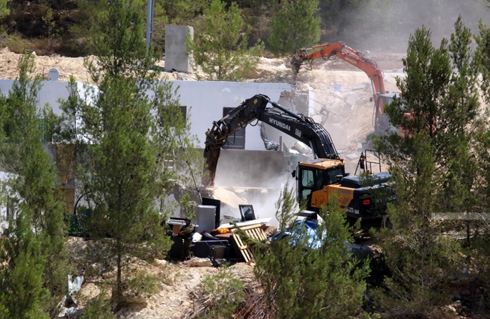 L’occupation commence à détruire une maison près de Naplouse