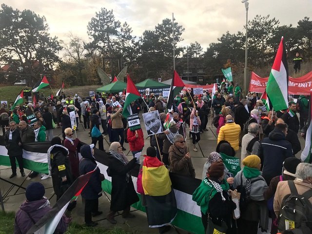 Un sit-in de solidarité à Rome avec les prisonniers palestiniens 