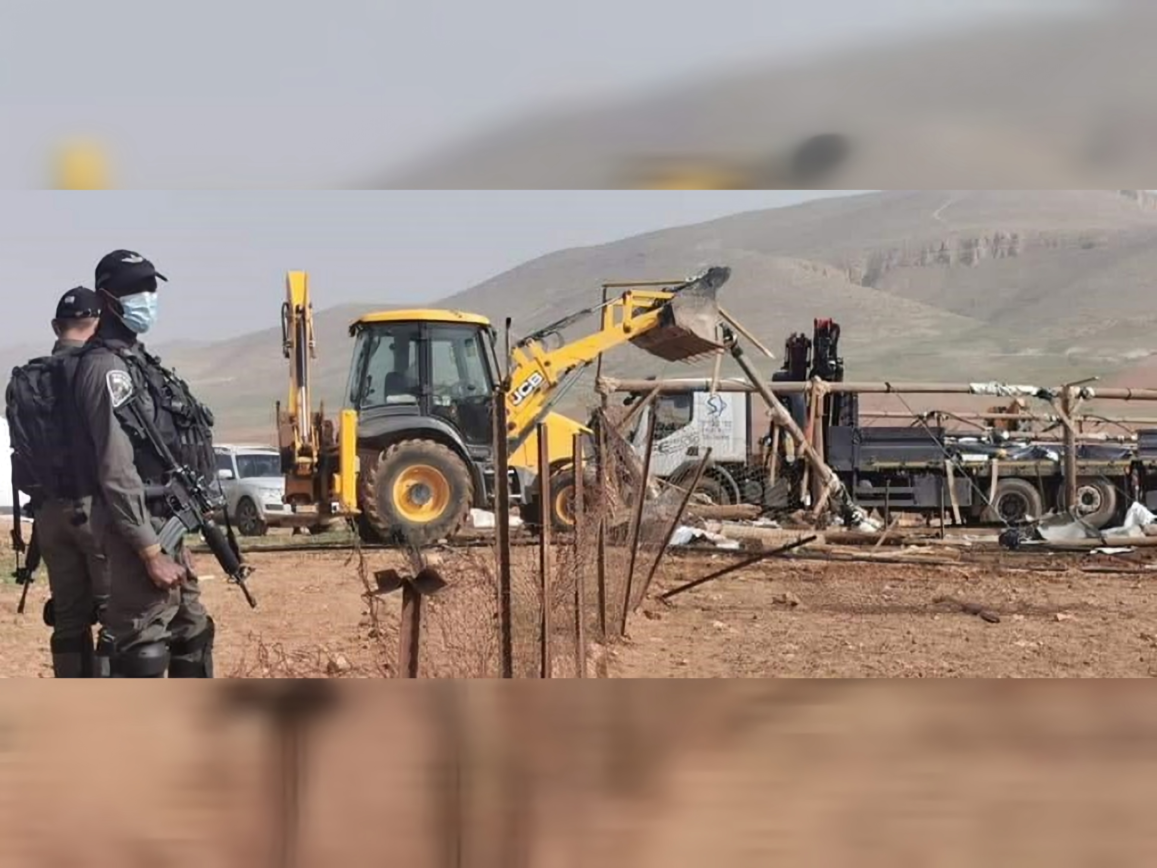 Les forces d'occupation ordonnent l'arrêt de la construction dans le nord de la vallée du Jourdain