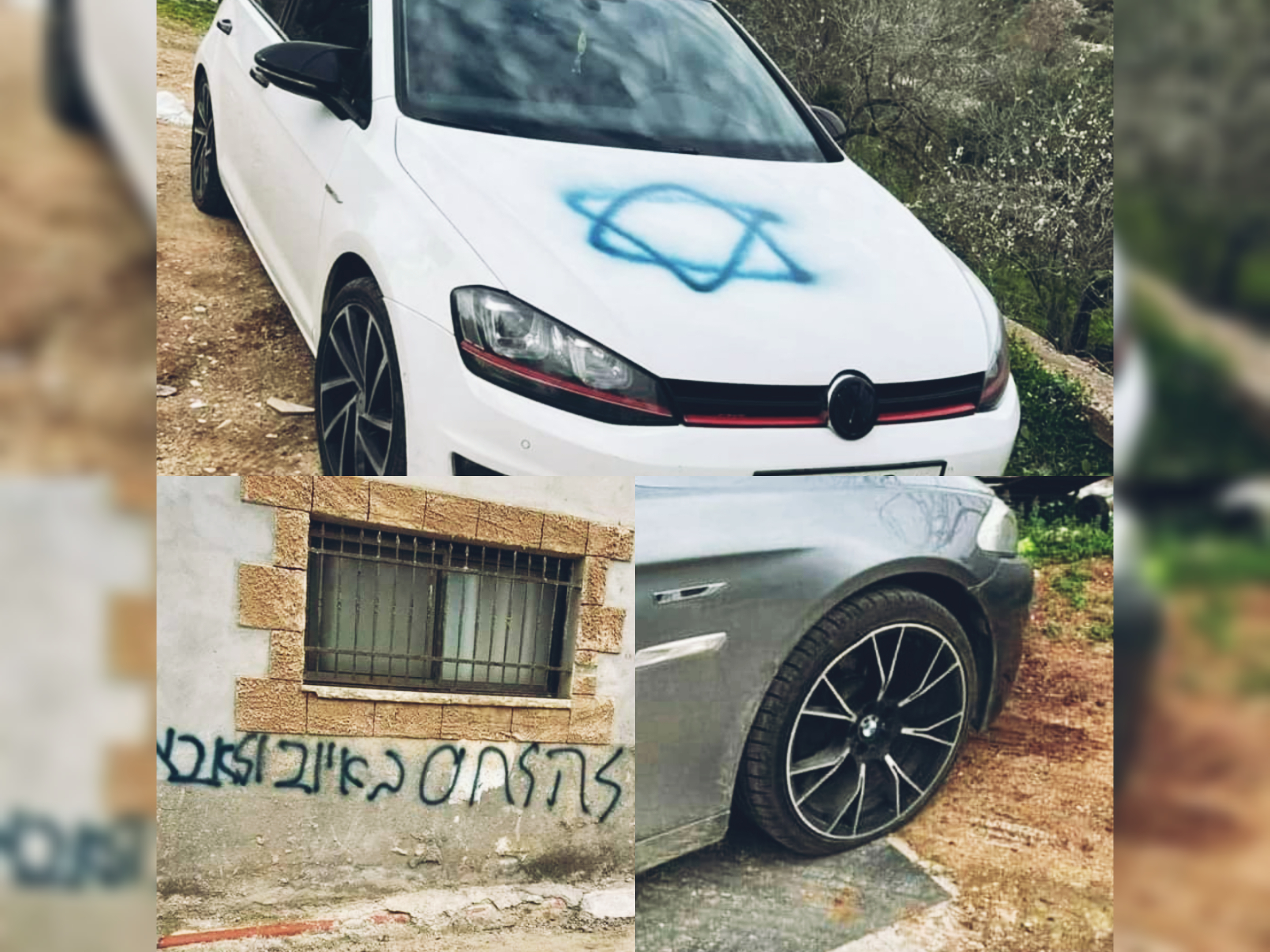 Des colons israéliens vandalisent des véhicules palestiniens à Salfit