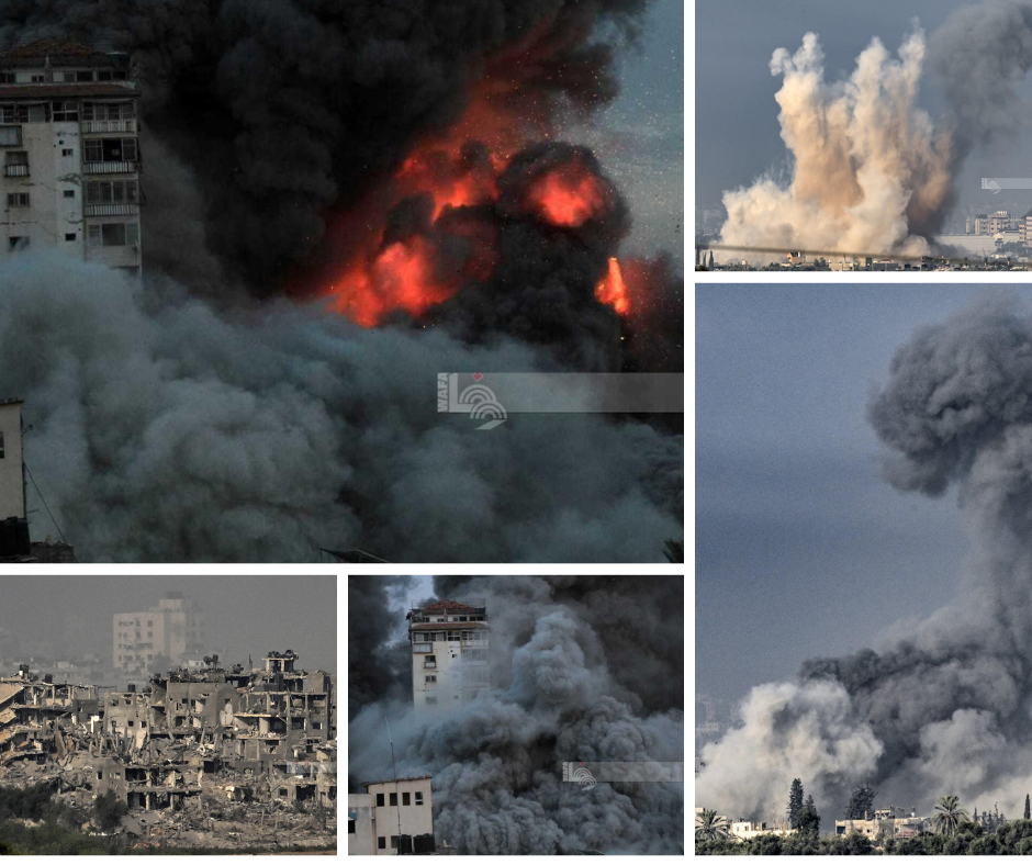 Au cours des dernières 24 heures : l'occupation commet 15 massacres dans la bande de Gaza