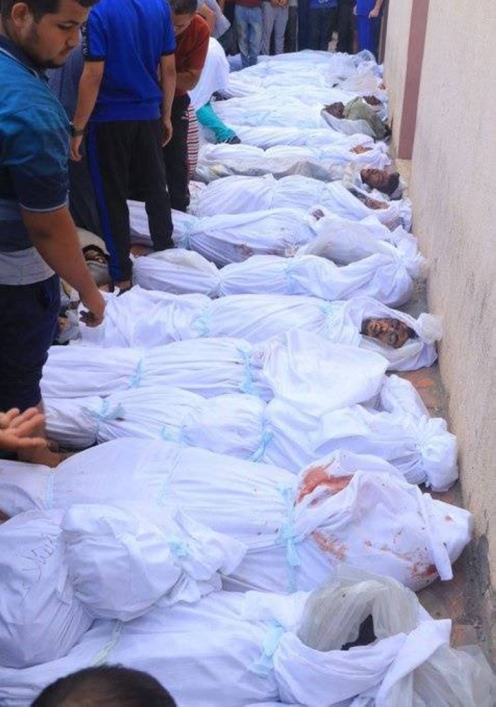 Des dizaines de martyrs par les avions de combat de l'occupation dans le camp de Jabalia