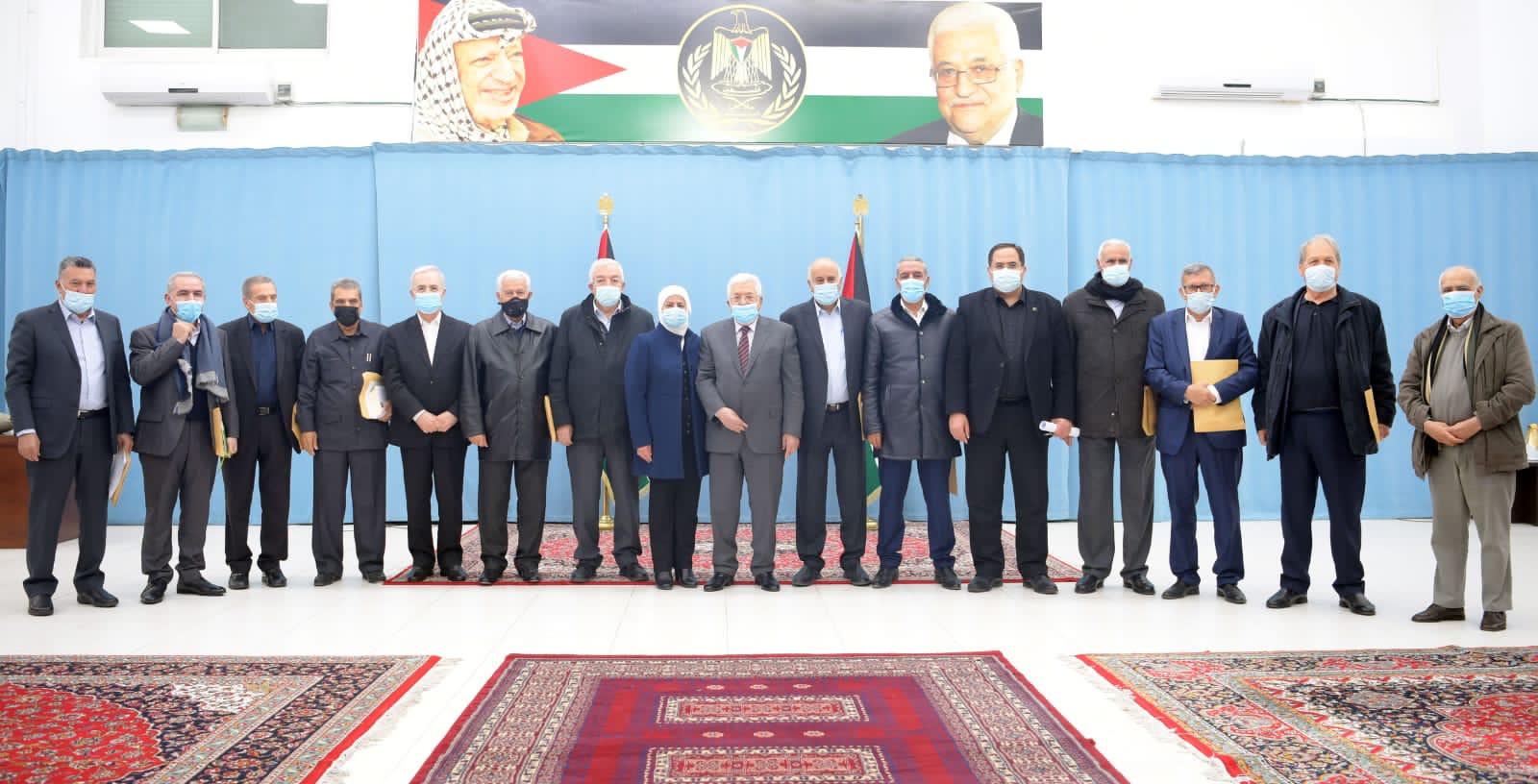 Réunion du comité central du Fatah, dirigée par le Président