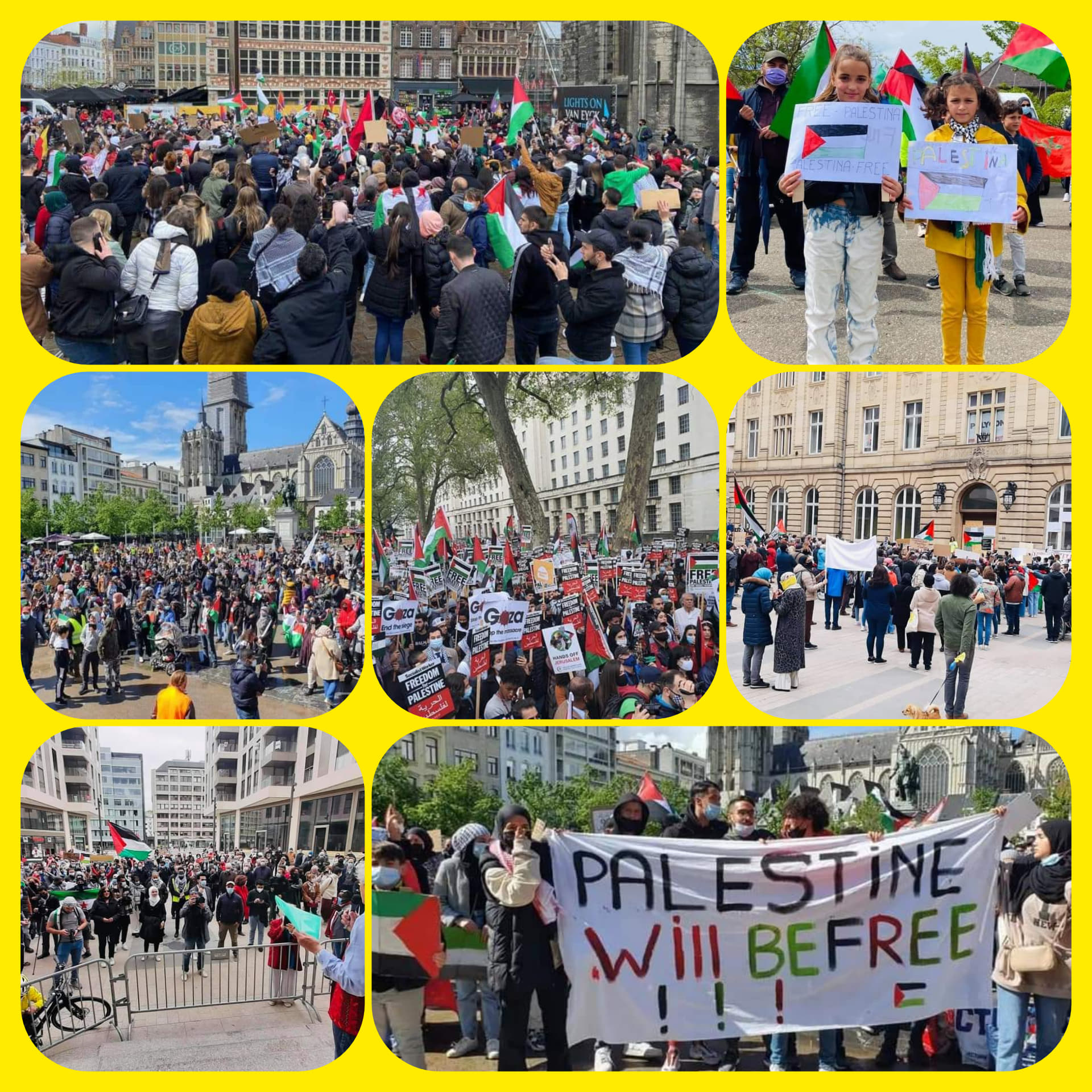  La solidarité avec la Palestine se poursuit dans différents pays du monde