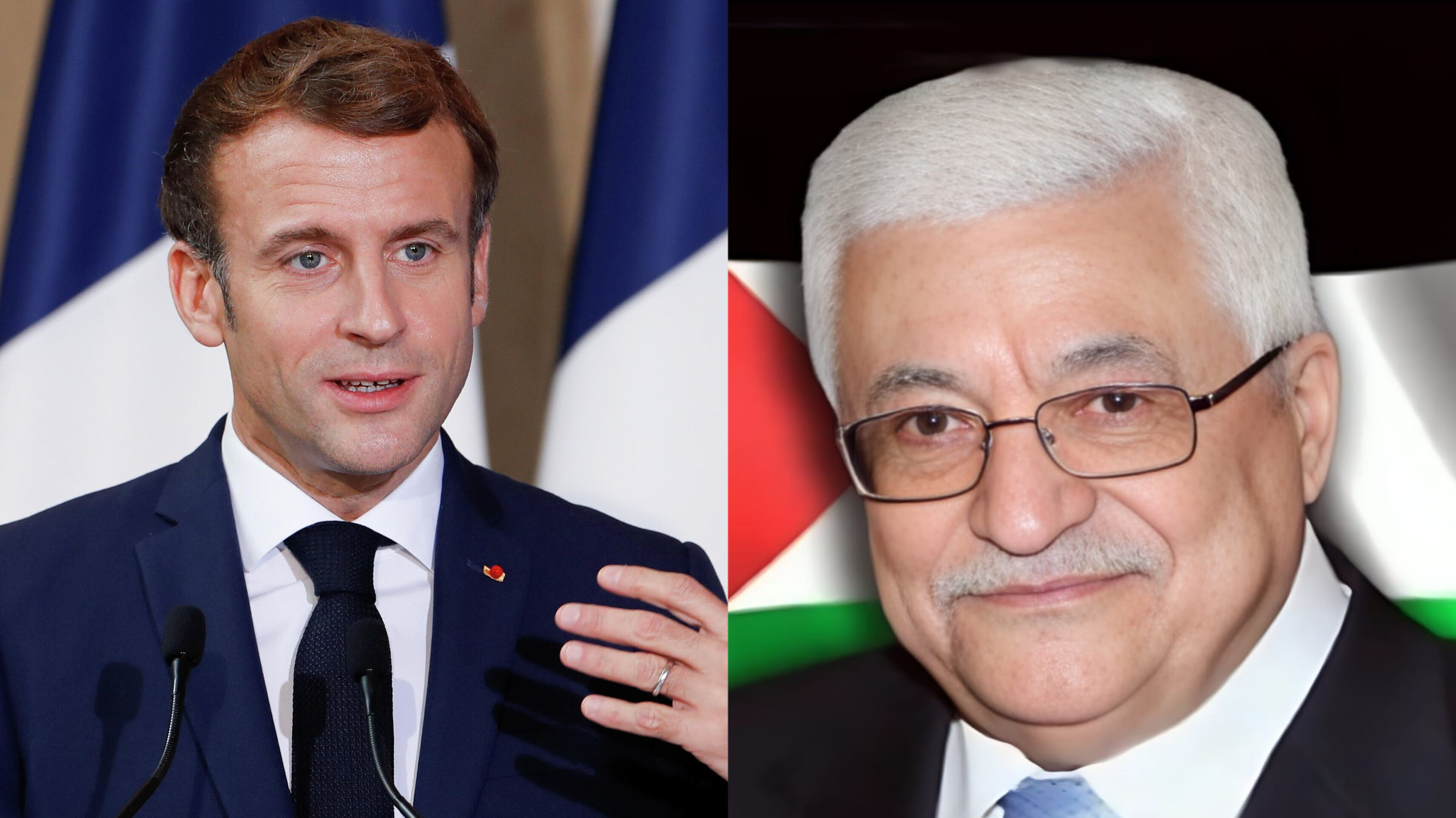 Le président Abbas félicite son homologue français à l'occasion de la fête nationale
