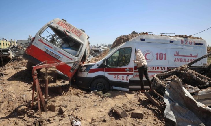 Le sort de 9 ambulanciers est inconnu pour le cinquième jour à Rafah