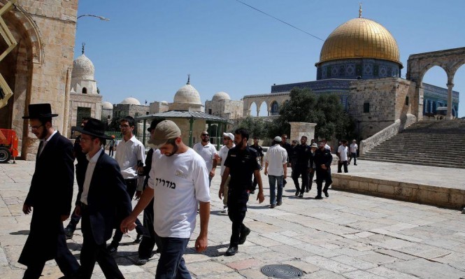 Des colons s’introduisent dans la mosquée d’Al-Aqsa, fortement gardés par la police israélienne