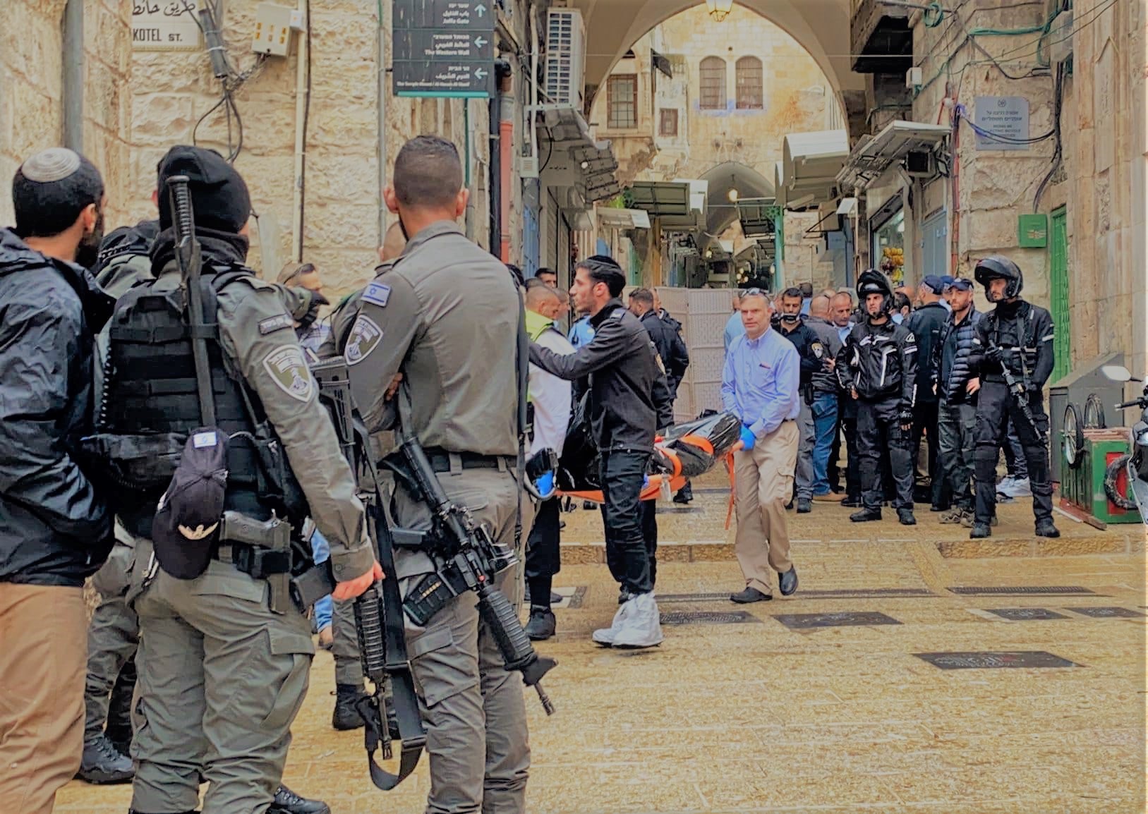 La police israélienne tuent un Palestinien dans la vieille ville de Jérusalem