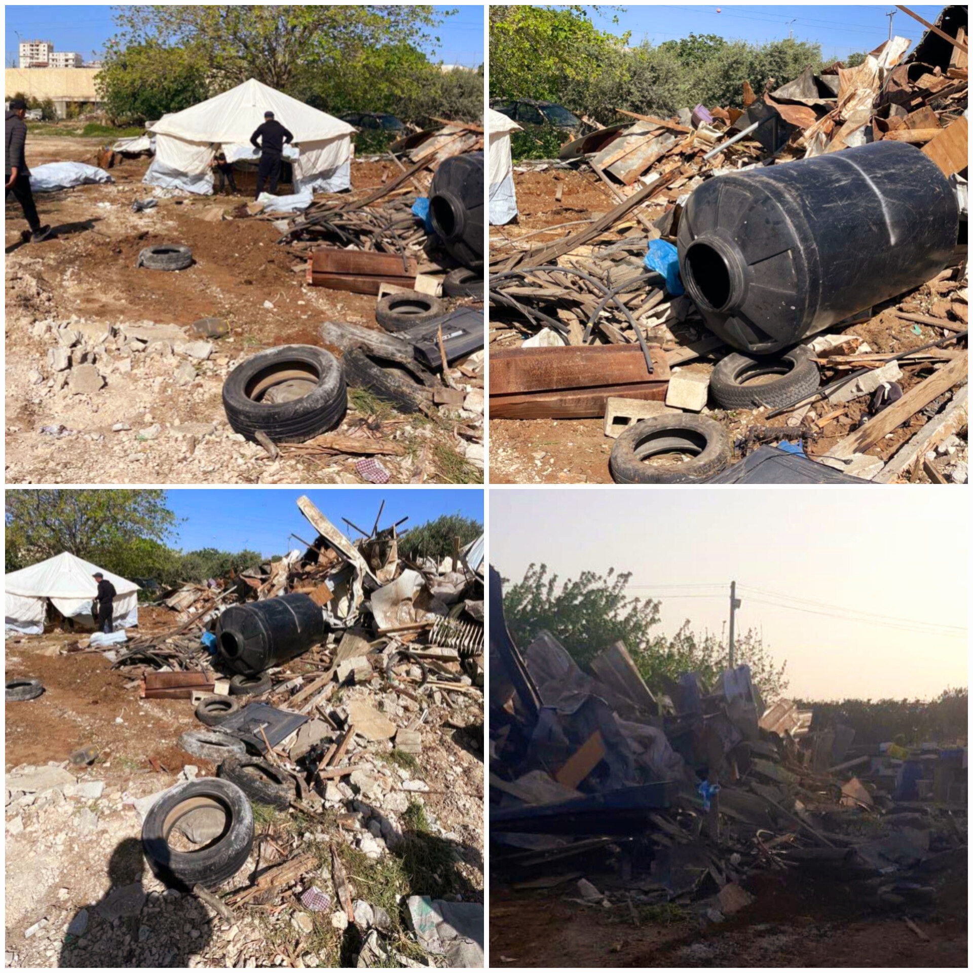 Les bulldozers israéliens démolissent une habitation et une étable au nord-est de Jérusalem