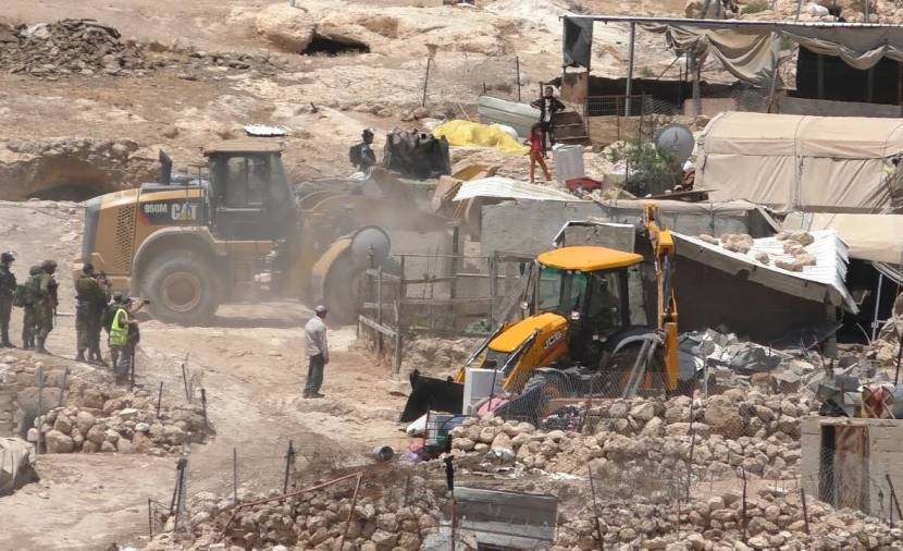 L’occupation notifie  la démolition de 6 habitations, deux puits d’eau et 4 serres agricoles