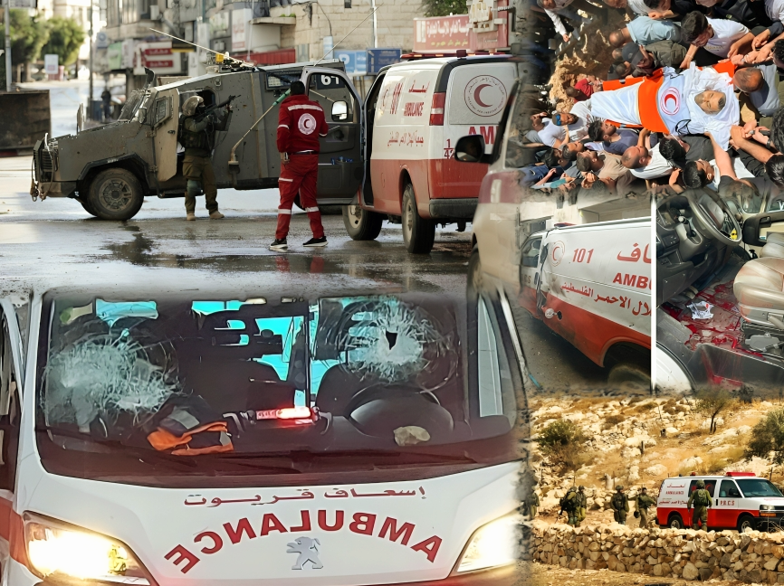 Les ambulanciers palestiniens travaillent sous les balles israéliens et le terrorisme des colons en Cisjordanie 