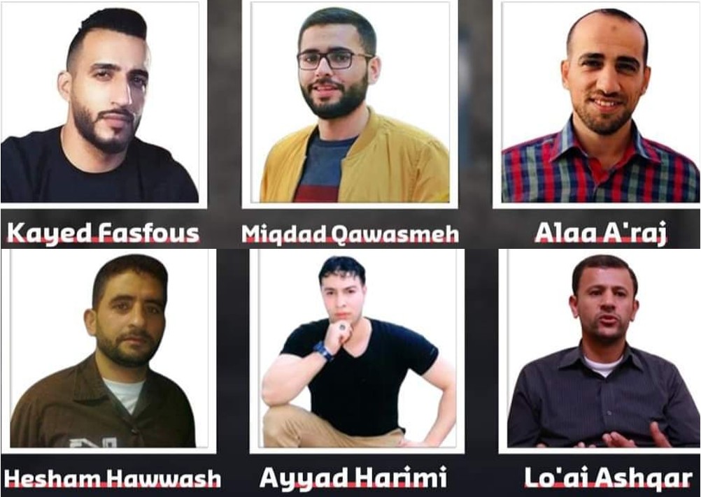 Intransigeance israélienne à mettre fin à la détention arbitraire de six prisonniers grévistes nonobstant le risque de leur mort