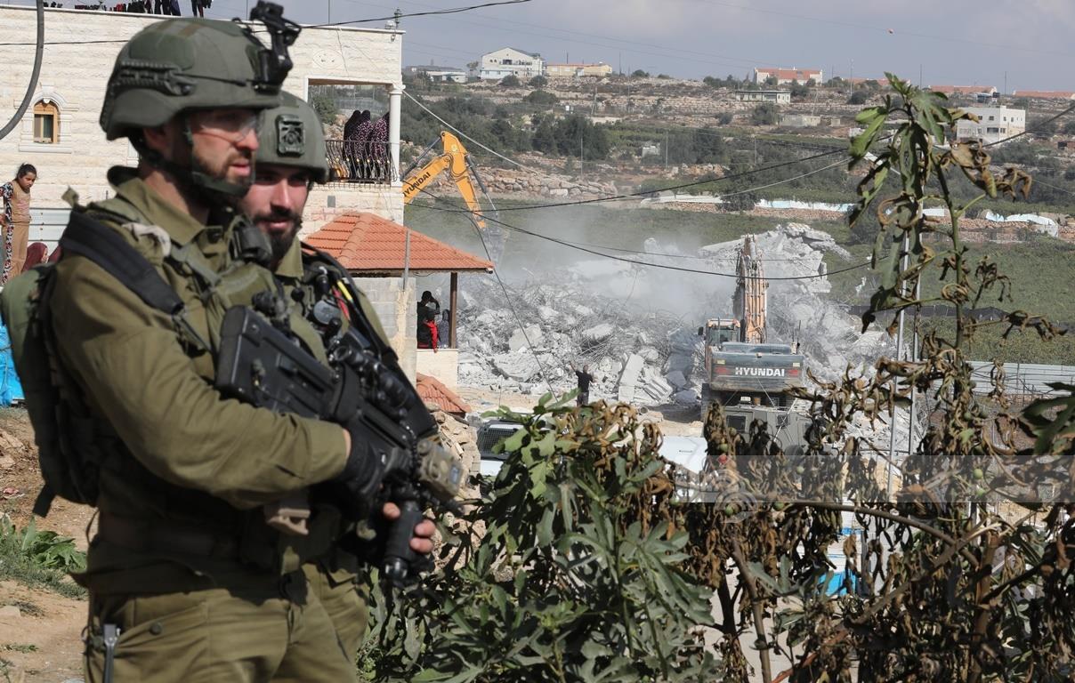 Les forces d’occupation procèdent à une deuxième démolition à Hébron en quelques heures